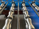 Metalldach glasig-glänzende Fliese walzen die Formung der Maschine mit 5T Handbuch Decoiler kalt